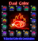advpro-chicken-shop-restaurant-with-flame-ultra-bright-led-neon-sign-fnu0426 - Dual-Color