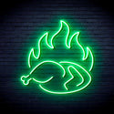 advpro-chicken-shop-restaurant-with-flame-ultra-bright-led-neon-sign-fnu0426 - Green