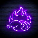 advpro-chicken-shop-restaurant-with-flame-ultra-bright-led-neon-sign-fnu0426 - Purple