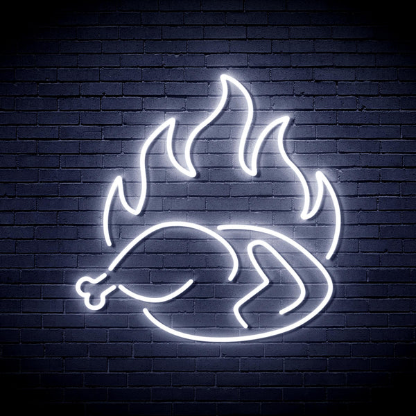 advpro-chicken-shop-restaurant-with-flame-ultra-bright-led-neon-sign-fnu0426 - White