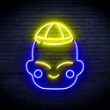 advpro-chinese-new-year-child-boy-ultra-bright-led-neon-sign-fnu0428 - Blue & Yellow