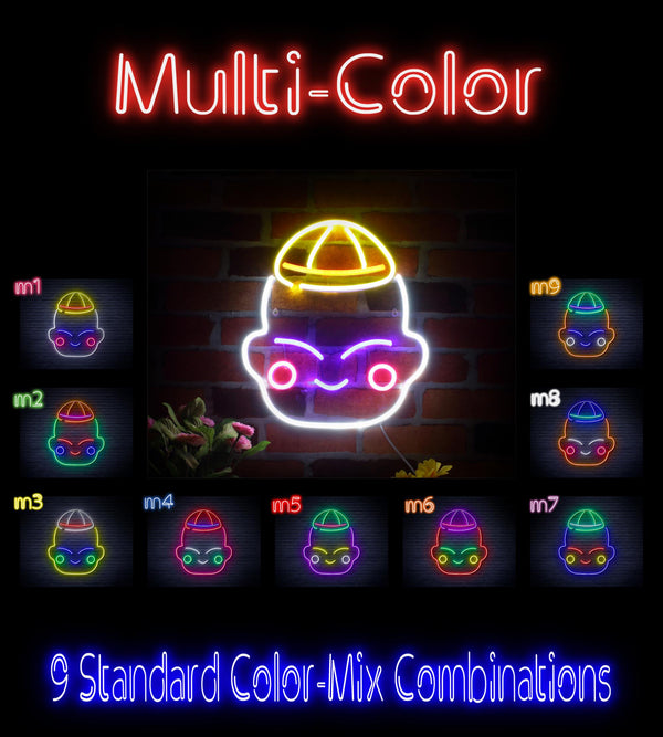 advpro-chinese-new-year-child-boy-ultra-bright-led-neon-sign-fnu0428 - Multi-Color