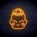 advpro-chinese-new-year-child-boy-ultra-bright-led-neon-sign-fnu0428 - Golden Yellow