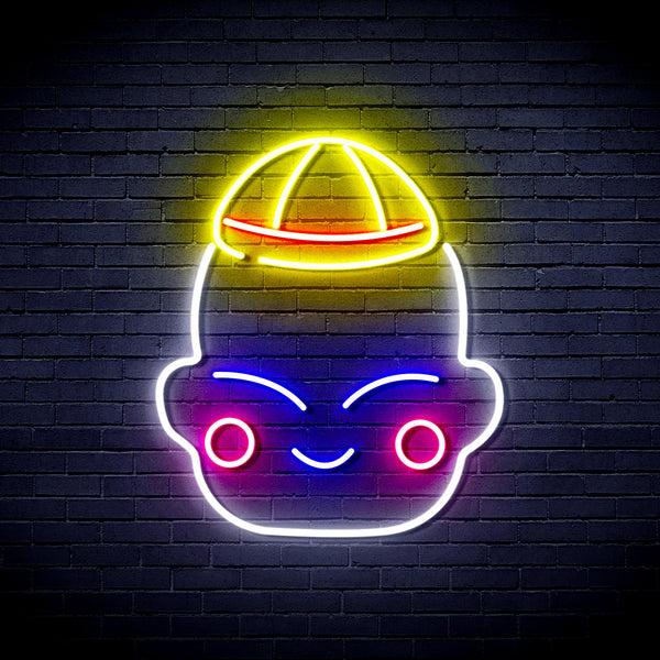 advpro-chinese-new-year-child-boy-ultra-bright-led-neon-sign-fnu0428 - Multi-Color 1