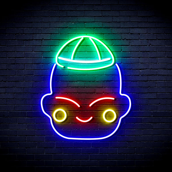advpro-chinese-new-year-child-boy-ultra-bright-led-neon-sign-fnu0428 - Multi-Color 7
