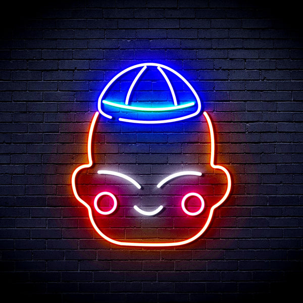 advpro-chinese-new-year-child-boy-ultra-bright-led-neon-sign-fnu0428 - Multi-Color 8