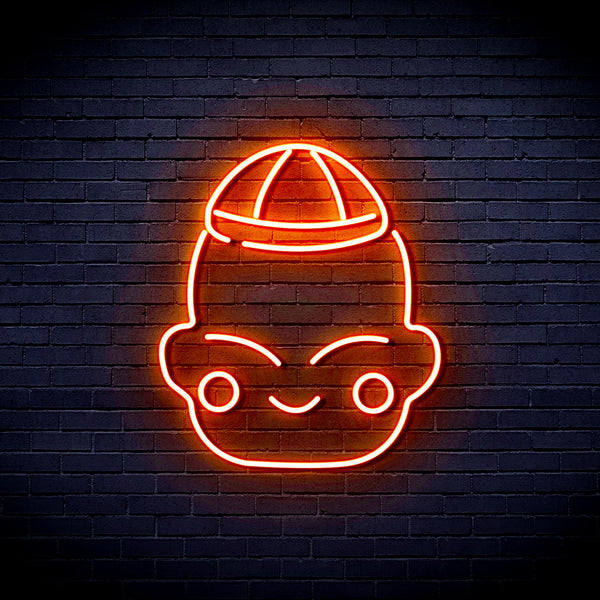 advpro-chinese-new-year-child-boy-ultra-bright-led-neon-sign-fnu0428 - Orange