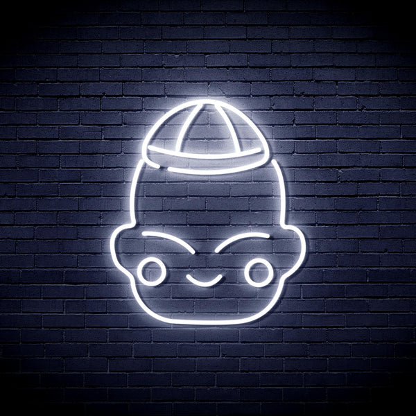 advpro-chinese-new-year-child-boy-ultra-bright-led-neon-sign-fnu0428 - White