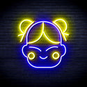 advpro-chinese-new-year-child-girl-ultra-bright-led-neon-sign-fnu0429 - Blue & Yellow
