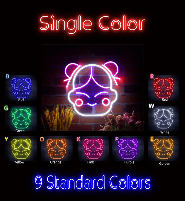 advpro-chinese-new-year-child-girl-ultra-bright-led-neon-sign-fnu0429 - Classic