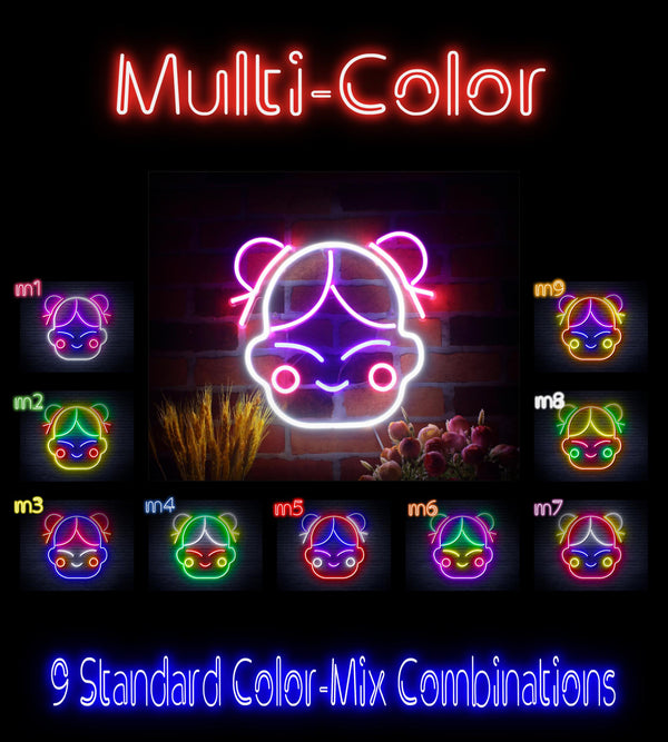advpro-chinese-new-year-child-girl-ultra-bright-led-neon-sign-fnu0429 - Multi-Color