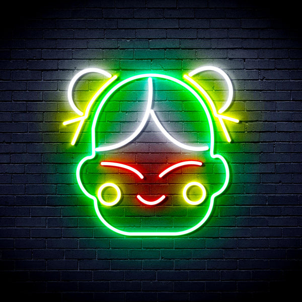 advpro-chinese-new-year-child-girl-ultra-bright-led-neon-sign-fnu0429 - Multi-Color 4