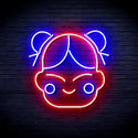 advpro-chinese-new-year-child-girl-ultra-bright-led-neon-sign-fnu0429 - Red & Blue