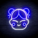 advpro-chinese-new-year-child-girl-ultra-bright-led-neon-sign-fnu0429 - White & Blue
