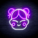 advpro-chinese-new-year-child-girl-ultra-bright-led-neon-sign-fnu0429 - White & Purple