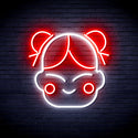 advpro-chinese-new-year-child-girl-ultra-bright-led-neon-sign-fnu0429 - White & Red