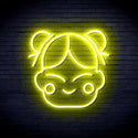 advpro-chinese-new-year-child-girl-ultra-bright-led-neon-sign-fnu0429 - Yellow