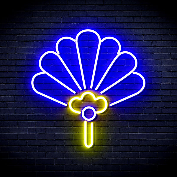 advpro-chinese-new-year-decoration-ultra-bright-led-neon-sign-fnu0432 - Blue & Yellow