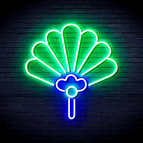 advpro-chinese-new-year-decoration-ultra-bright-led-neon-sign-fnu0432 - Green & Blue