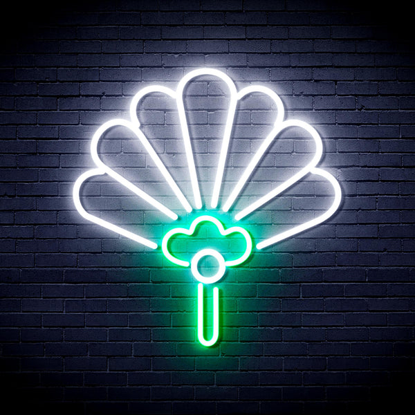 advpro-chinese-new-year-decoration-ultra-bright-led-neon-sign-fnu0432 - White & Green