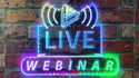 ADVPRO Live Webinar On Air RGB Dynamic Glam LED Sign st06-fnd-i0236