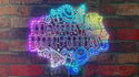 ADVPRO Happy Birthday Decoration RGB Dynamic Glam LED Sign st06-fnd-i0255