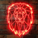 Lion Head Geometric Animal st06-fnd-i0017-c