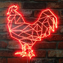 Rooster Chicken Geometric Animal st06-fnd-i0020-c