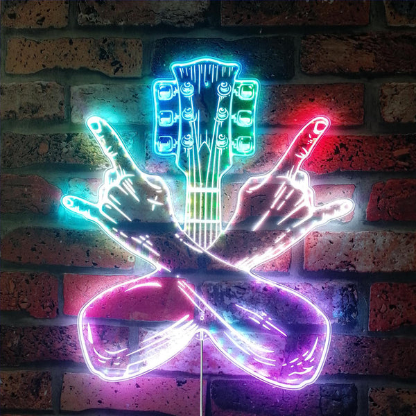 Rock n Roll Red RGB neon sign