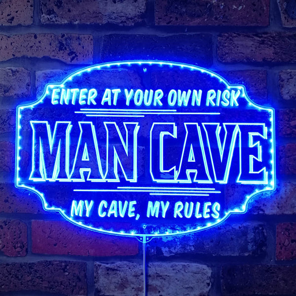Man Cave Rules Enter At Your Own Risk st06-fnd-i0061-c