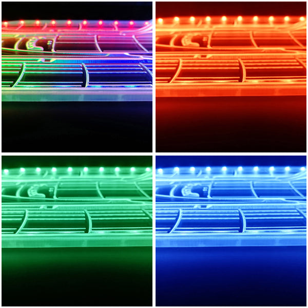 ADVPRO Space Shuttle Rocket Spacecraft RGB Dynamic Glam LED Sign st06-fnd-i0319