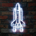 ADVPRO Space Shuttle Rocket Spacecraft RGB Dynamic Glam LED Sign st06-fnd-i0319