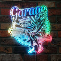 ADVPRO Pin Up Girl Garage Repair Service RGB Dynamic Glam LED Sign st06-fnd-i0325
