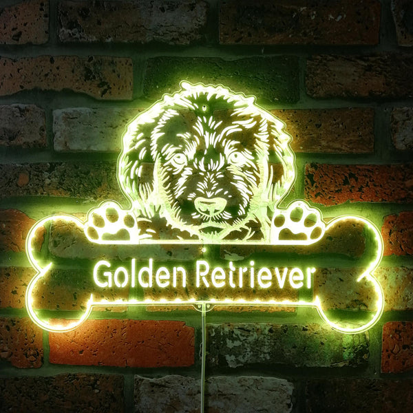 Name Personalize Golden Retriever st06-fnd-p0073-tm