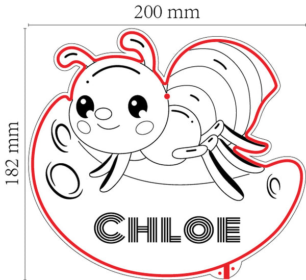 Personalized Ant RGB Dynamic Glam LED Sign st06-fnd-p0044-tm