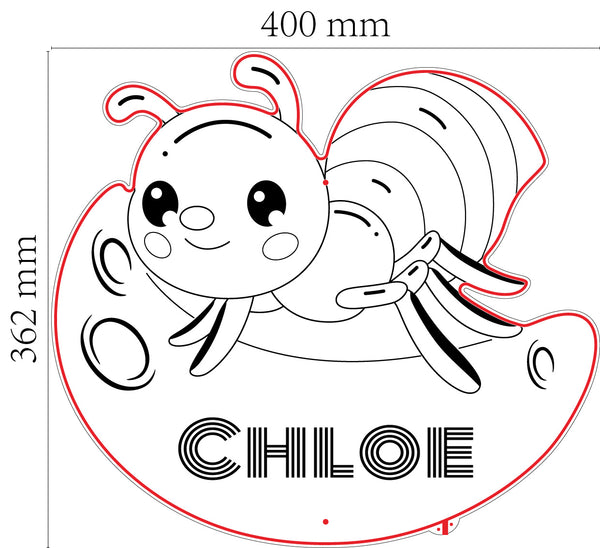 Personalized Ant RGB Dynamic Glam LED Sign st06-fnd-p0044-tm
