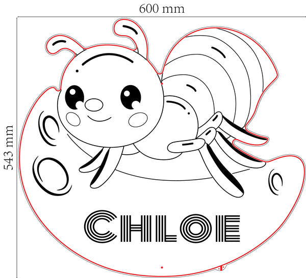 Personalized Ant RGB Dynamic Glam LED Sign st06-fnd-p0044-tm