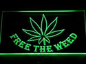ADVPRO Free The Weed Marijuana High Life Bar Beer LED Neon Sign st4-404 - Green