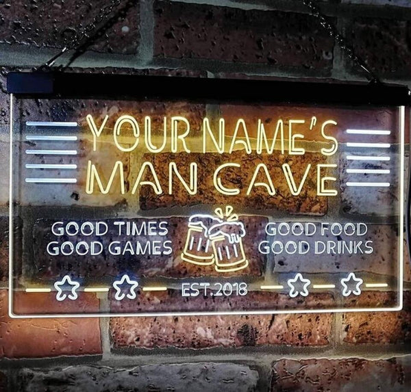 ADVPRO - Personalized Man Cave with Beer st6-x0012a-tm (v1) - Customizer