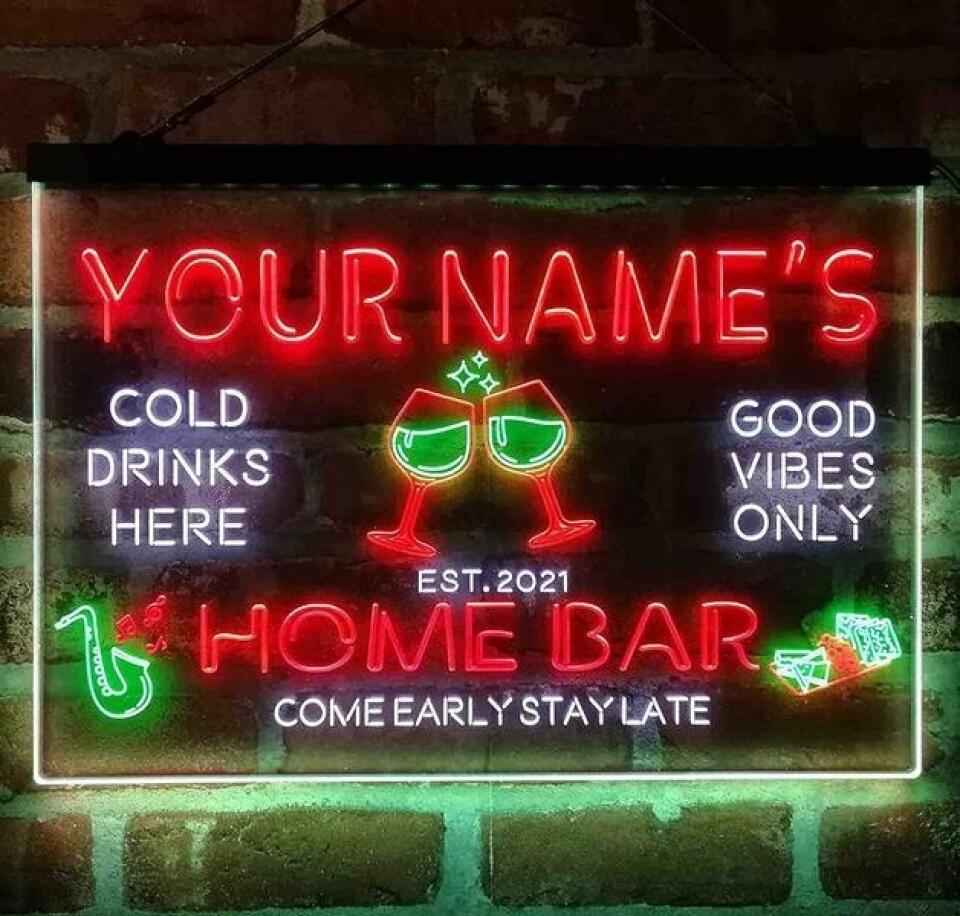 Neon Bar Signs for Home Lighted Signs for Home Bar ADVPRO