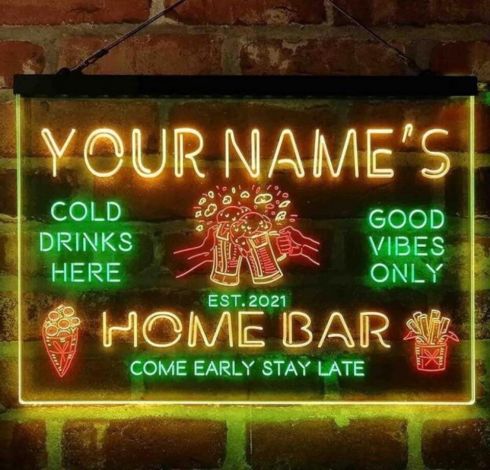 Neon Bar Signs for Home Lighted Signs for Home Bar ADVPRO