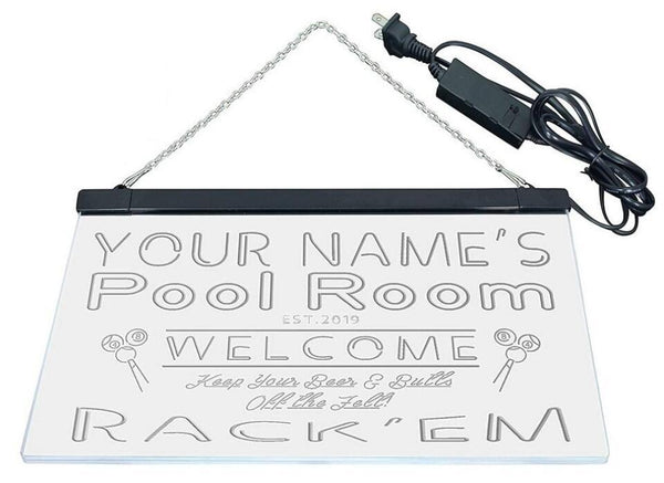 AdvPro - Personalized Pool Room Rack'em Club st6-py1-tm (v1) - Customizer