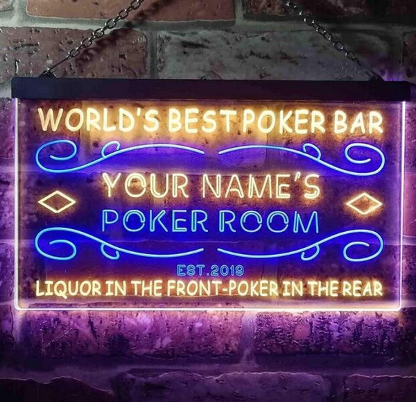 TeeInBlue - Personalized Poker Room st6-qn1-tm (v1) - Customizer