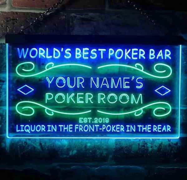 TeeInBlue - Personalized Poker Room st6-qn1-tm (v1) - Customizer