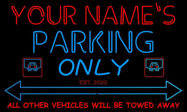 AdvPro - Personalized Parking Space Garage st6-qo1-tm (v1) - Customizer