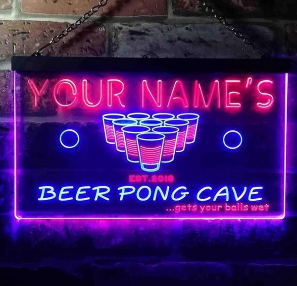 AdvPro - Personalized Beer Pong Cave st6-qr1-tm (v1) - Customizer