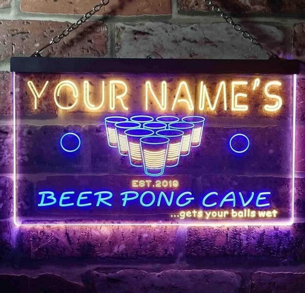 AdvPro - Personalized Beer Pong Cave st6-qr1-tm (v1) - Customizer