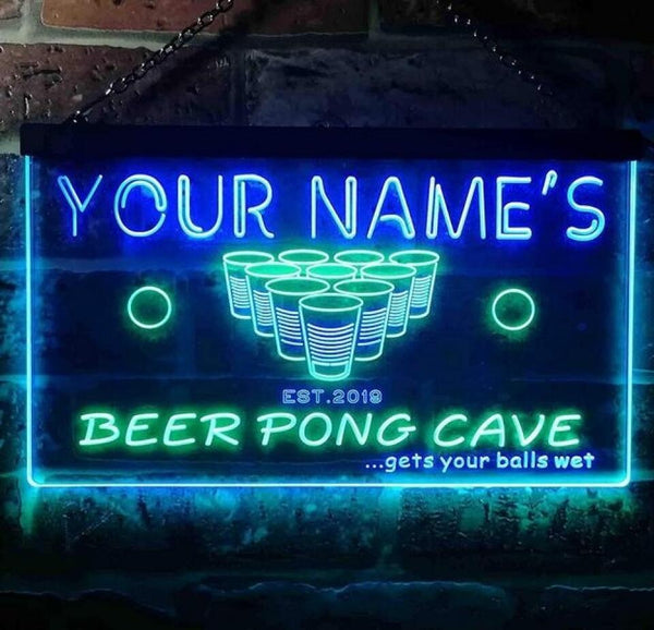 AdvPro - Personalized Beer Pong Cave st6-qr1-tm (v1) - Customizer