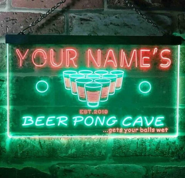 AdvPro - Personalized Beer Pong Cave st6-qr1-tm (v1) - Customizer