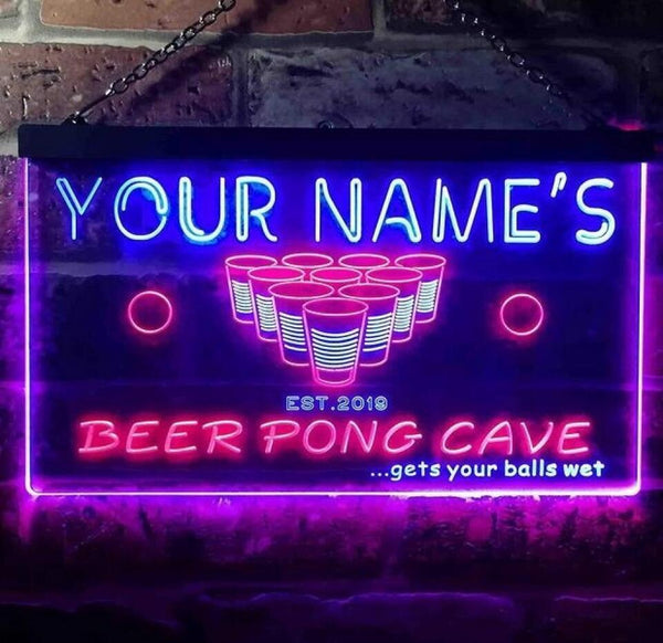 AdvPro - Personalized Beer Pong Cave st6-qr1-tm (v1) - Customizer